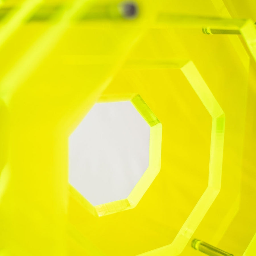 octagonal-sculpture-neon-yellow-2