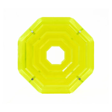 octagonal-sculpture-neon-yellow